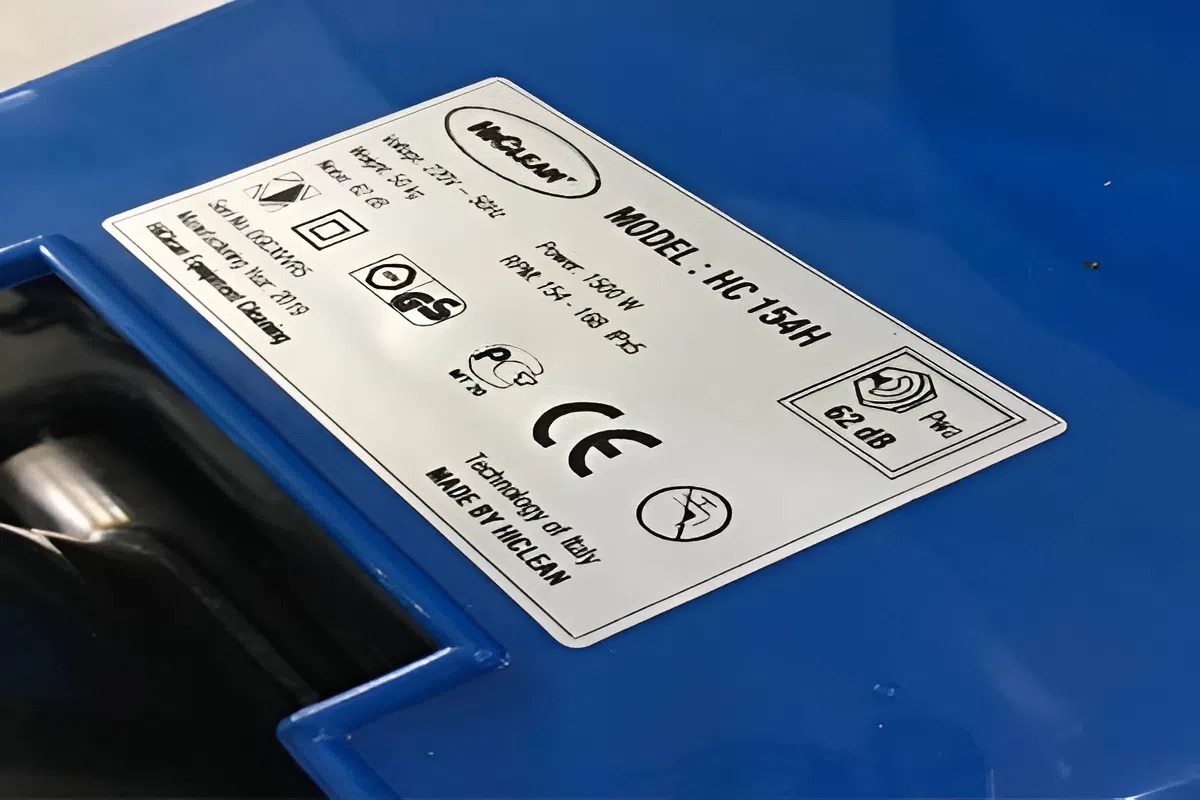 Cách phân biệt máy chà sàn thật giả qua xuất xứ, tem bảo hành và logo thương hiệu